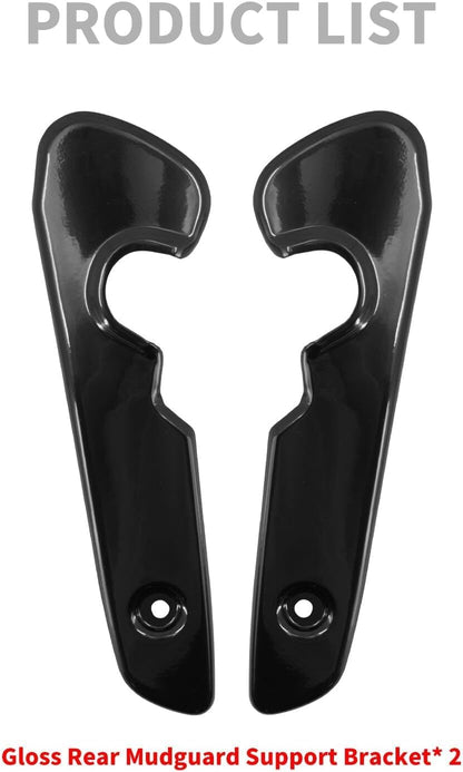ya 28 10.13 zhengce Gloss Black Short Rear Fender Support Bracket Covers for Harley Sportster