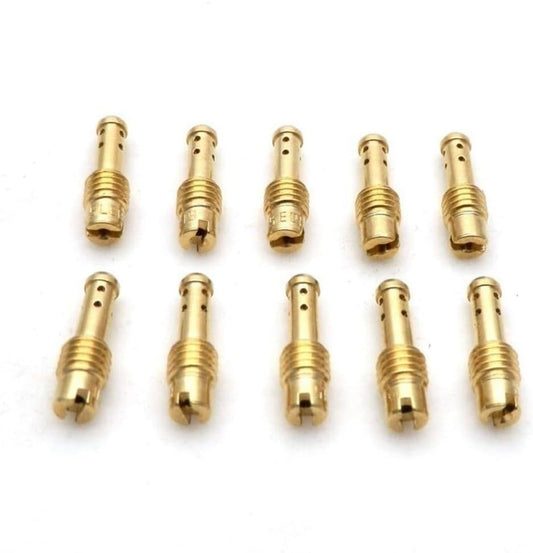 ya 2 8.15 10pcs For Pilot Jet 8 Bleed Holes For MIKUNI VM/TM/for TMX Carburetor 10-32.5