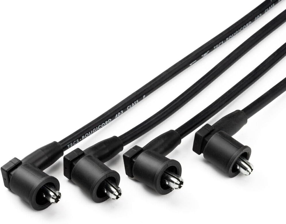 ya 7 8.24 baidi 4PCS Spark Plug Ignition Wires for Hyundai for Elantra Tiburon for Kia Spectra Soul L4