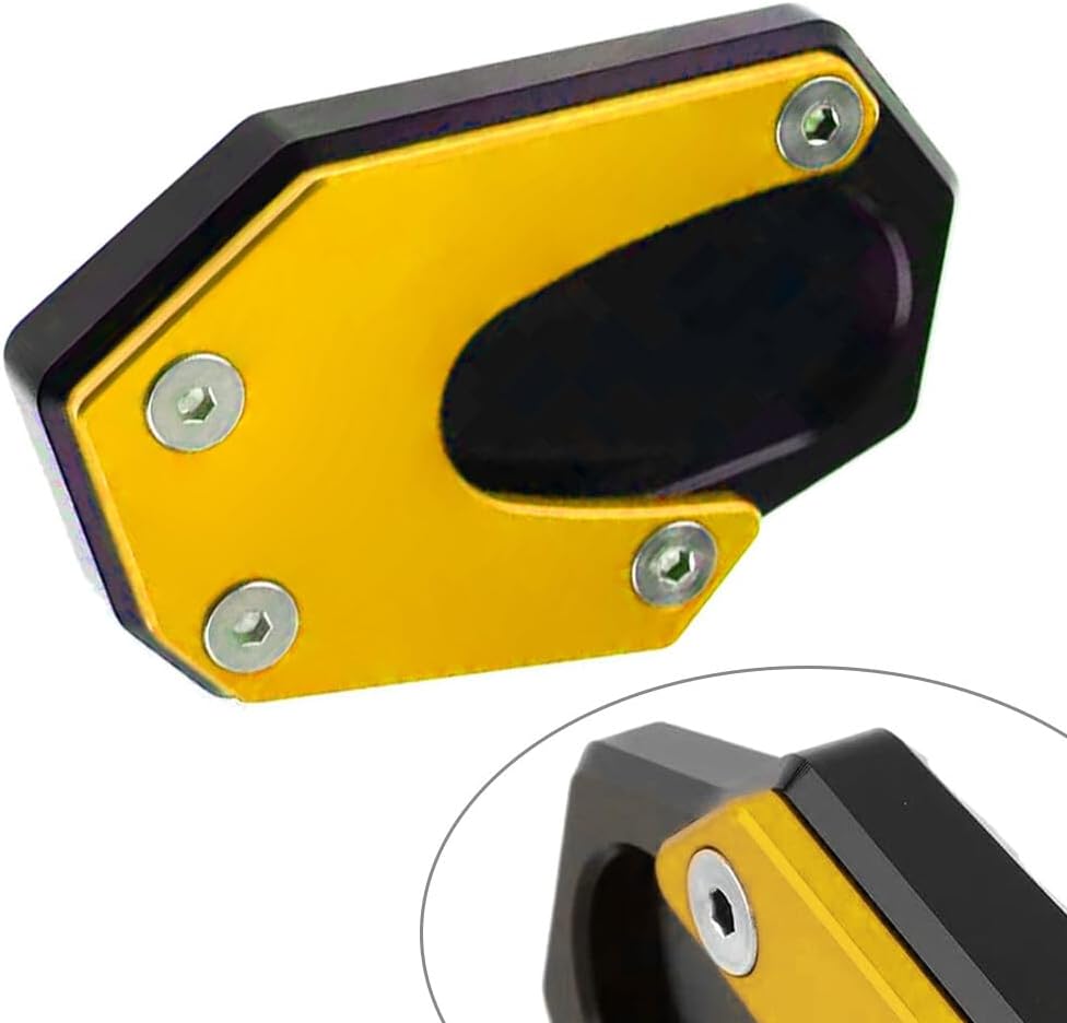ya 4 8.8.2 Side Stand Enlarge Kickstand Pad Gold for Suzuki V-Storm 800DE 2023
