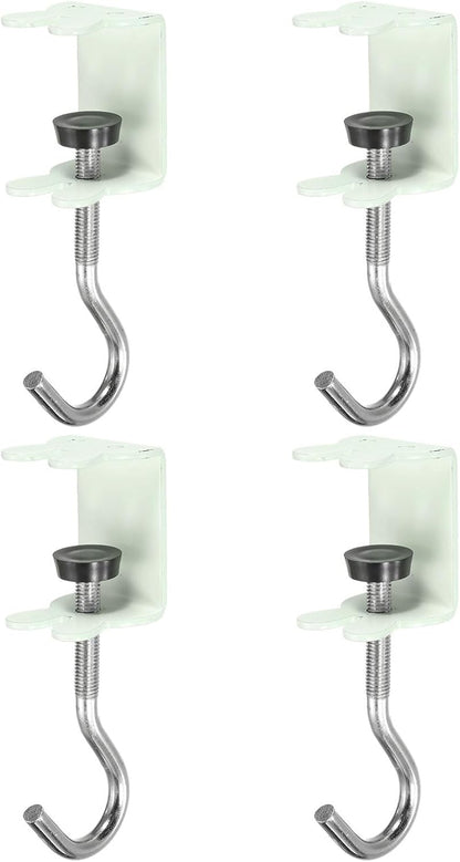 ya 26 10.21 baidi 4Pcs Desk Hook Desk Mount Bag Holder Hook Rabbit J Hooks Desk Clamp n
