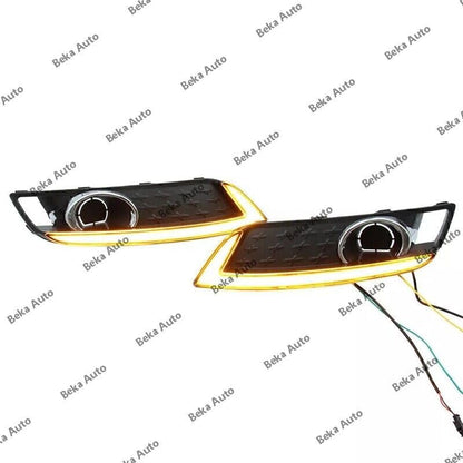 ya 2 8.15 A pair of front bumper fog lights and daytime running lights suitable for Hyundai Venue 2020 2021