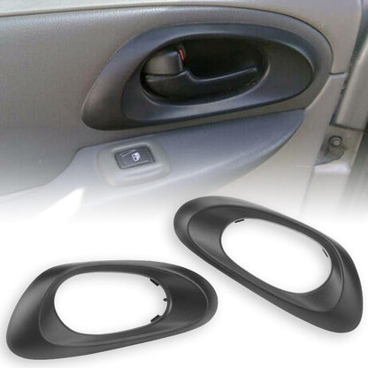 ya 10 9.16 baidi 2X Rear LH&RH Interior Door Handle Bezel for 2002-2009 for Chevrolet Trailblazer