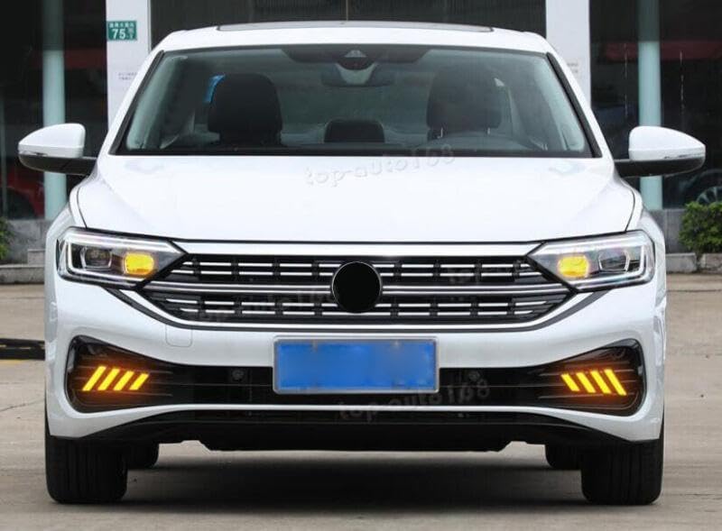 ya 9 10.24 Led Daytime Running Lights/Turn Lights 2PCS Fit for VW for JETTA 2023-2024