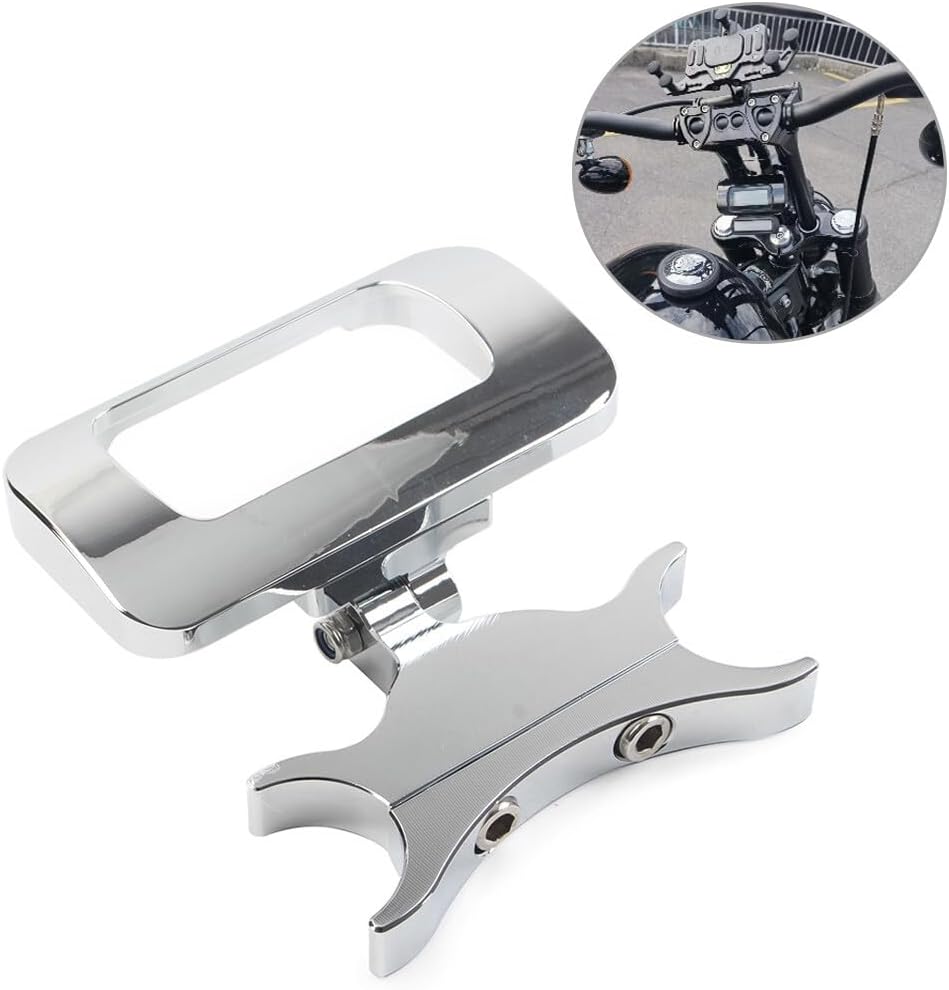 ya 4 8.8.2 1-1/4 Handlebar Risers Gauge Mount for Harley Softail Street Bob FXBB 18-20 USA