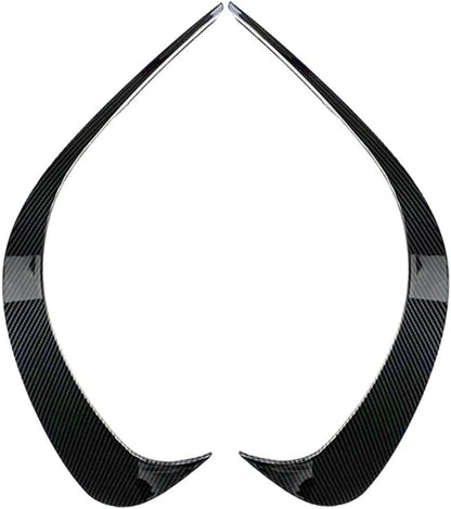 ya 6 8.14 for Mercedes-benz C-Class W206 Carbon Fiber Front Fog Light Splitter Spoiler