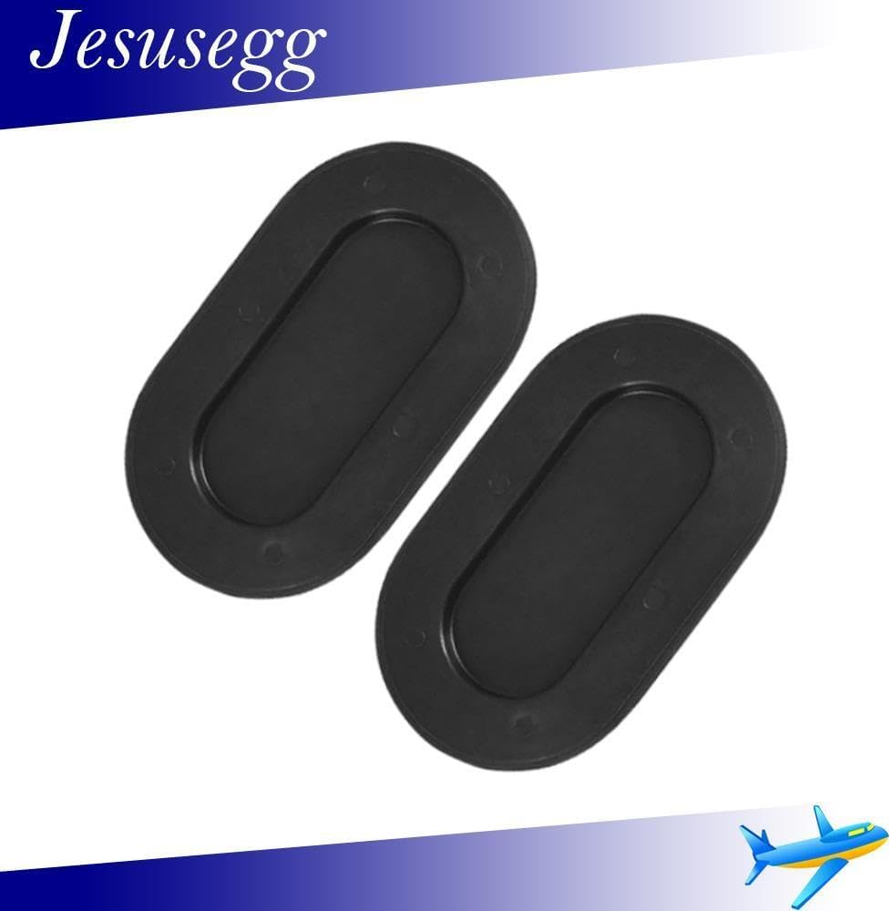 ya 5 8.10 2Pcs Truck Bed Oval Drain Plug Cover Cap for 2017-2018 F-250 F-350 Super Duty