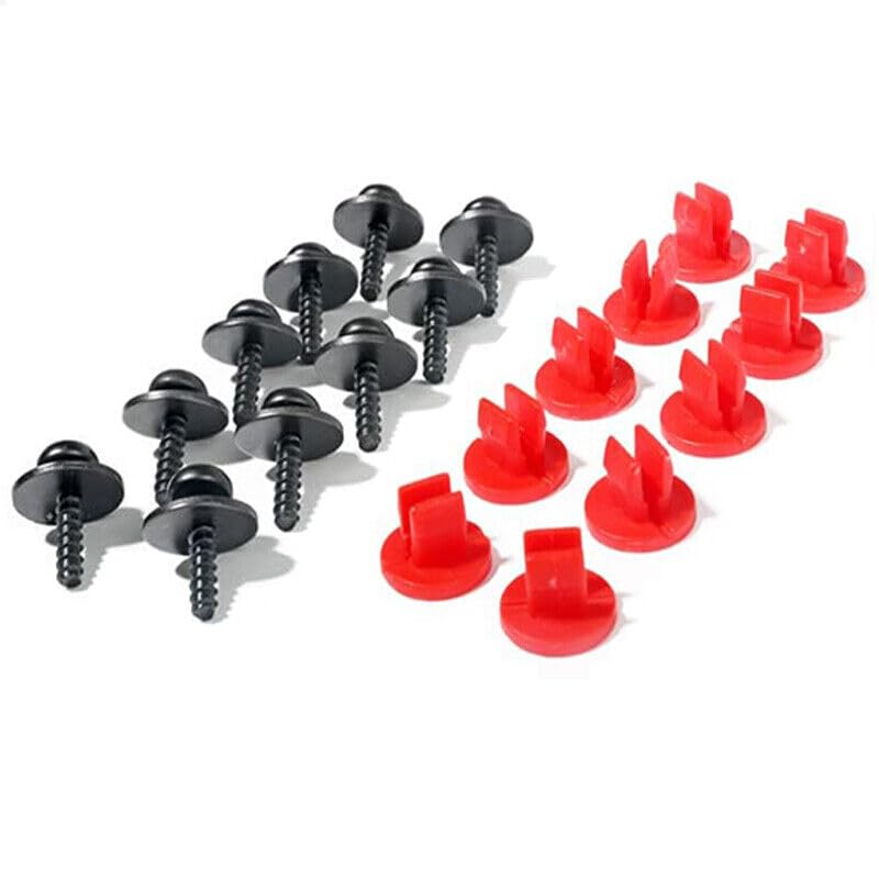 ya 6 8.14 10 Set Engine Splash Shield Screws & Retainer Nut for Ford Focus Escape Explorer