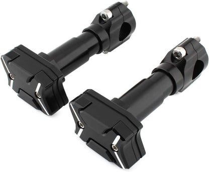 ya 4 8.8.2 Universal Modified Engine Guard Crash Bar F for Ram e Protector 22mm-30mm Pair Black