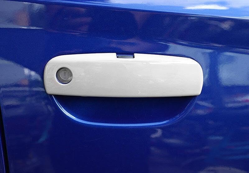 ya 2 8.15 for Dodge Challenger 2012-2022 ABS White Exterior Door Handle Cover Trim 
