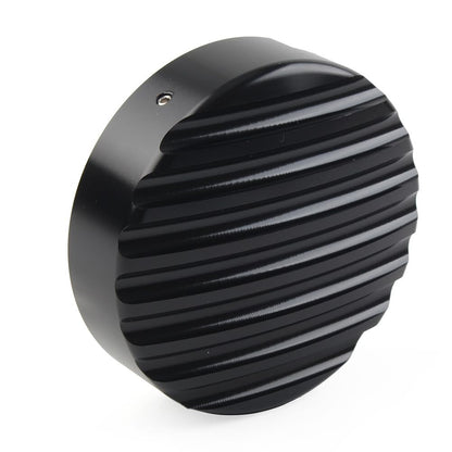 ya 6 8.14 1xCNC Derby Timing Timer Cover Horizontal Pattern for Harley XL883 2013+ Black B