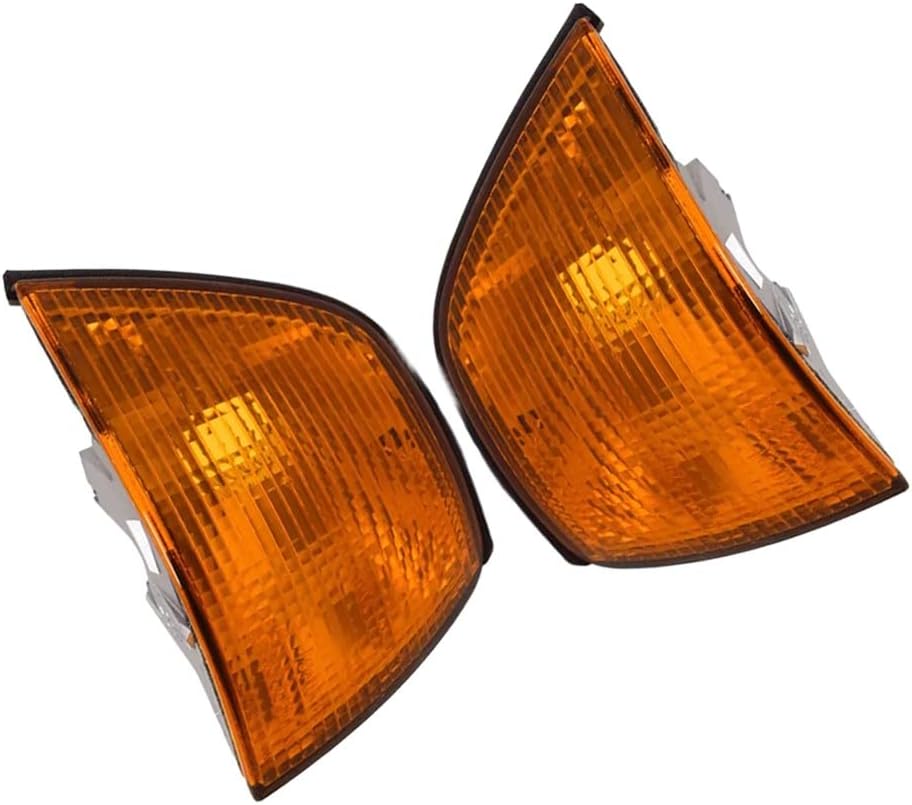 ya 5 8.10 Fit For 3' E36 1992-2000 Front LH & RH Turn Signal Marker Light Cover Yellow