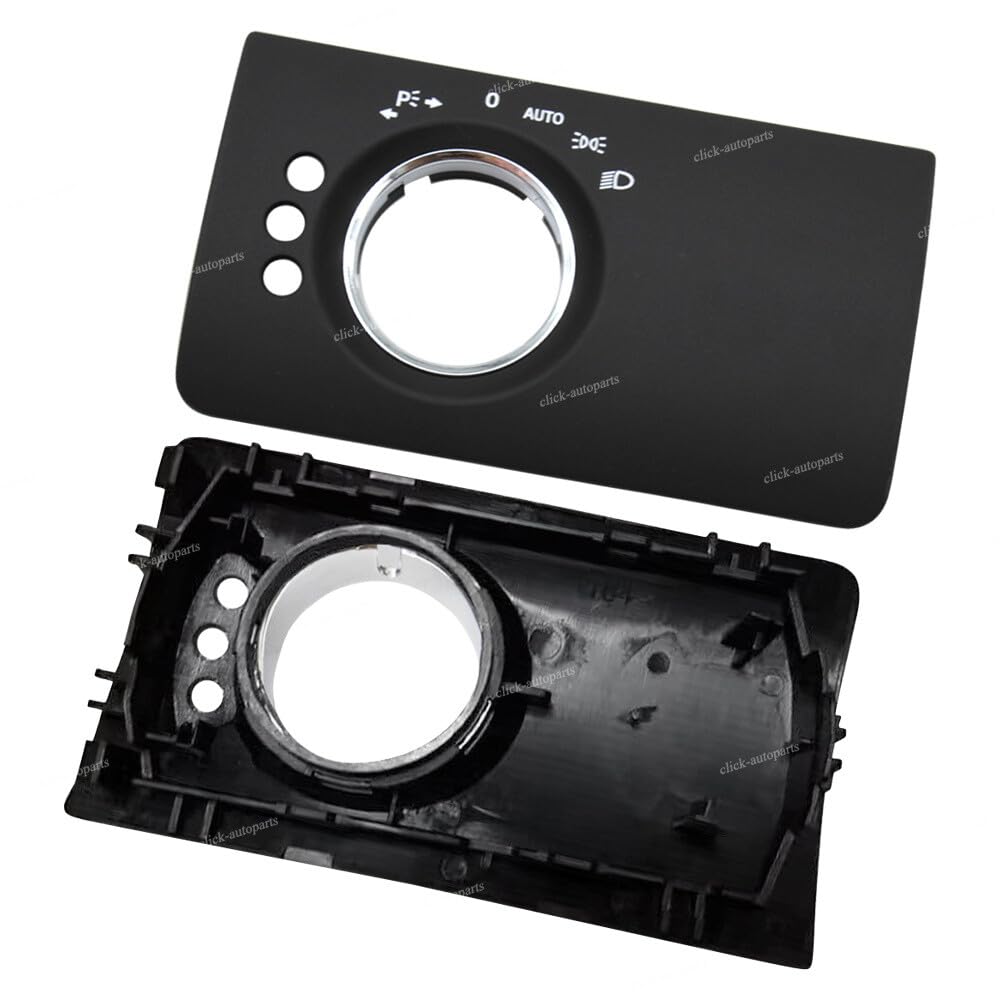 ya 13 9.15 baidi Black Headlight Control Switch Cover with 3 Hole for Mercedes X164 W164 ML GL