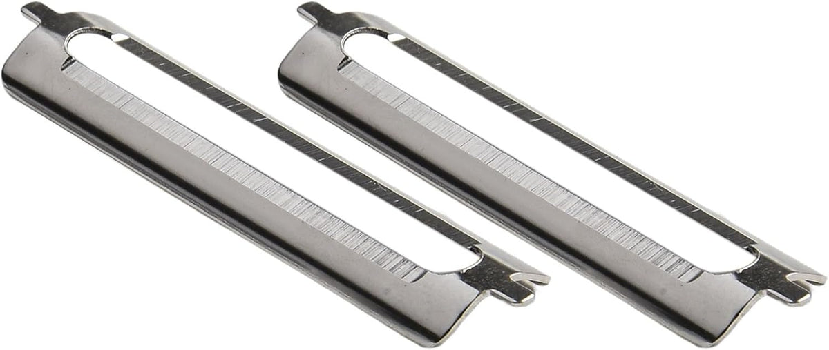 ya 14 9.20 baidi 2Pcs 55mm Stainless-Steel Single-Sided Flat Blade Multifunctional Peeling Blades-3
