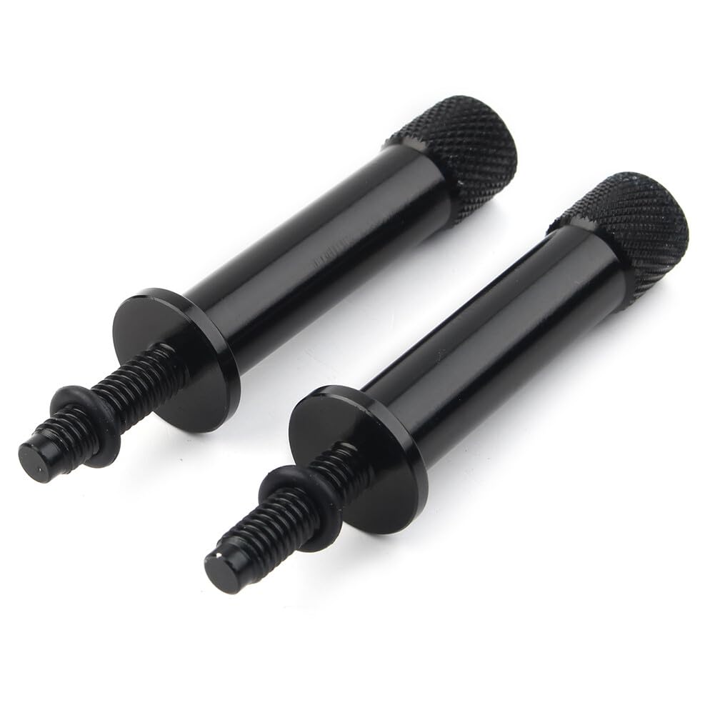 ya 2 8.15 2X Black for SEAT Bolts Long Tool Fit Sc for Ram bler 865 2006-15 Thruxton 865 04-15