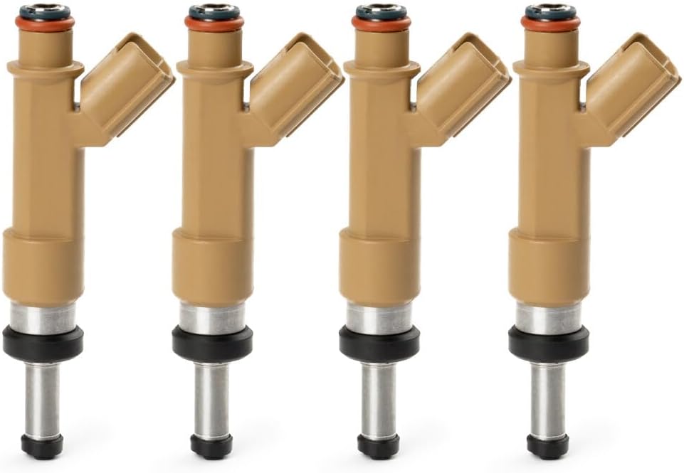 ya 10 9.16 baidi Set of 4 Fuel Injectors for Toyota for COROLLA Matrix 1.8L 2009-2015 New 23250-0T020