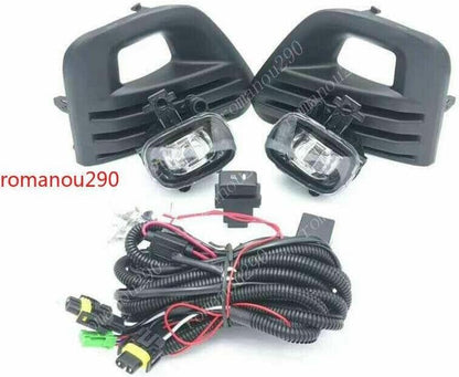 ya 9 10.24 for Nissan PATROL AUS for Model s 2020+ LED Front Fog Lamp w/Bulb Switch Cable Bezel