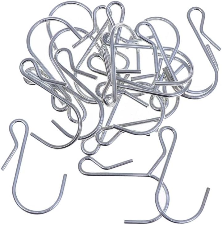 ya 26 10.21 baidi 20 Pcs Metal Hangers Hooks Small for Hanging Kitchen Clothes Rack-2
