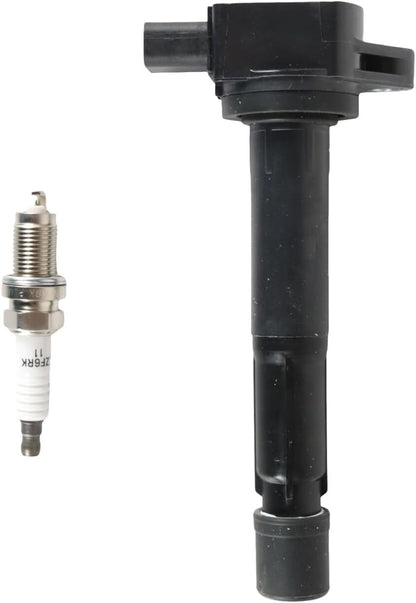 ya 9 10.24 UF417 4X Ignition Coils & Iridium Spark Plugs for Acura TSX L4 2.4L 2004-2008