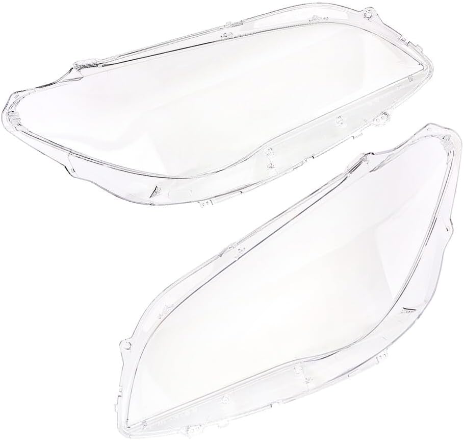 ya 4 8.10 Front headlight glass lens cover clear L + R for BMW F01 / F02 2009-2015