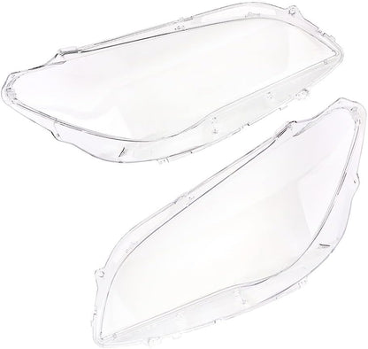 ya 4 8.10 Front headlight glass lens cover clear L + R for BMW F01 / F02 2009-2015
