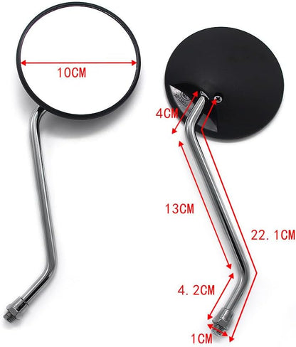 ya 13 9.15 baidi Motorcycle Rear View Mirror for Honda CRM250 CR250 CR450 CR480 CR500 XR100 XR200