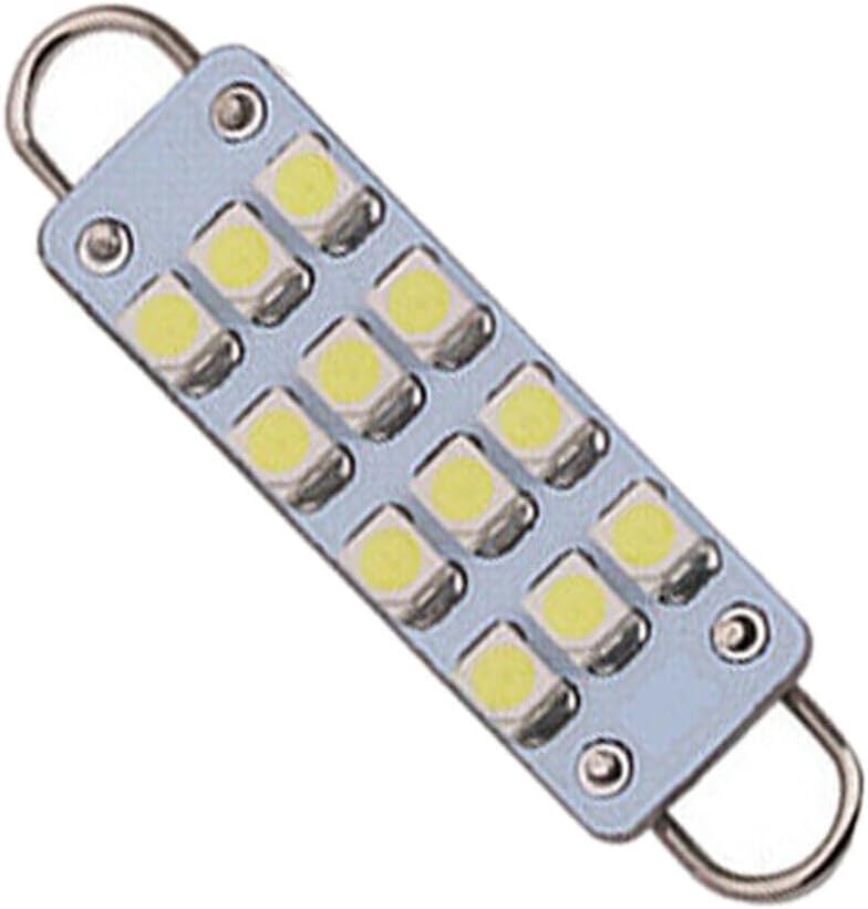 ya 4 8.14 Car LED 12SMD 44mm Rigid Ring Interior Map Dome Door Trunk Bulb Universal 