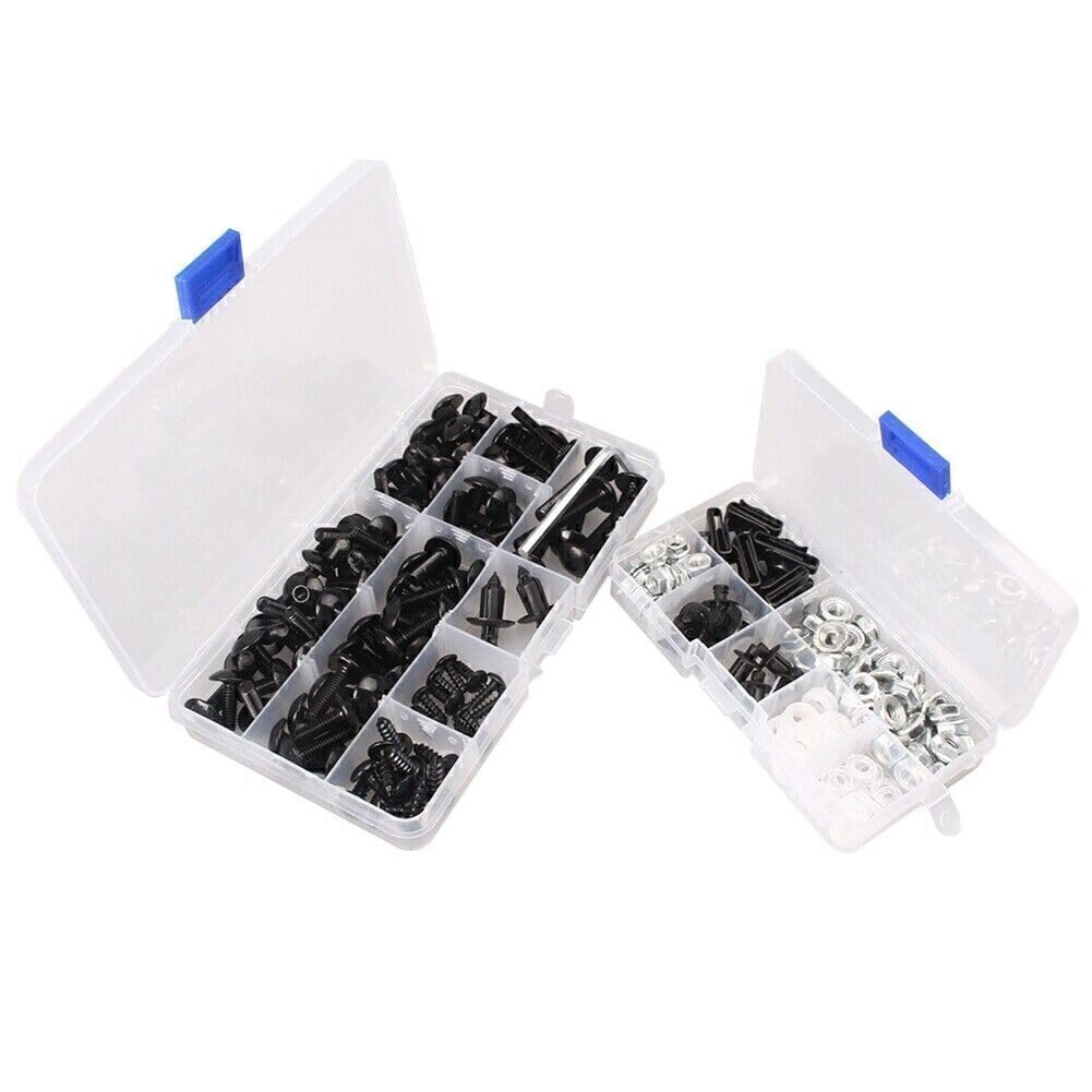 ya 9 10.24 Motorcycle Fairings Bolts Kits Fastener Clips Screw Spring Nuts Fit Sport B