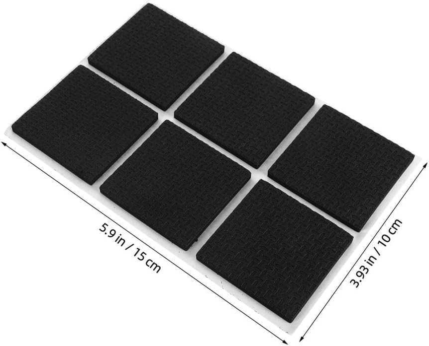 ya 26 10.21 baidi 12PCS Self Adhesive Stops Slide Black Furniture Grippers Stopper Anti Pads
