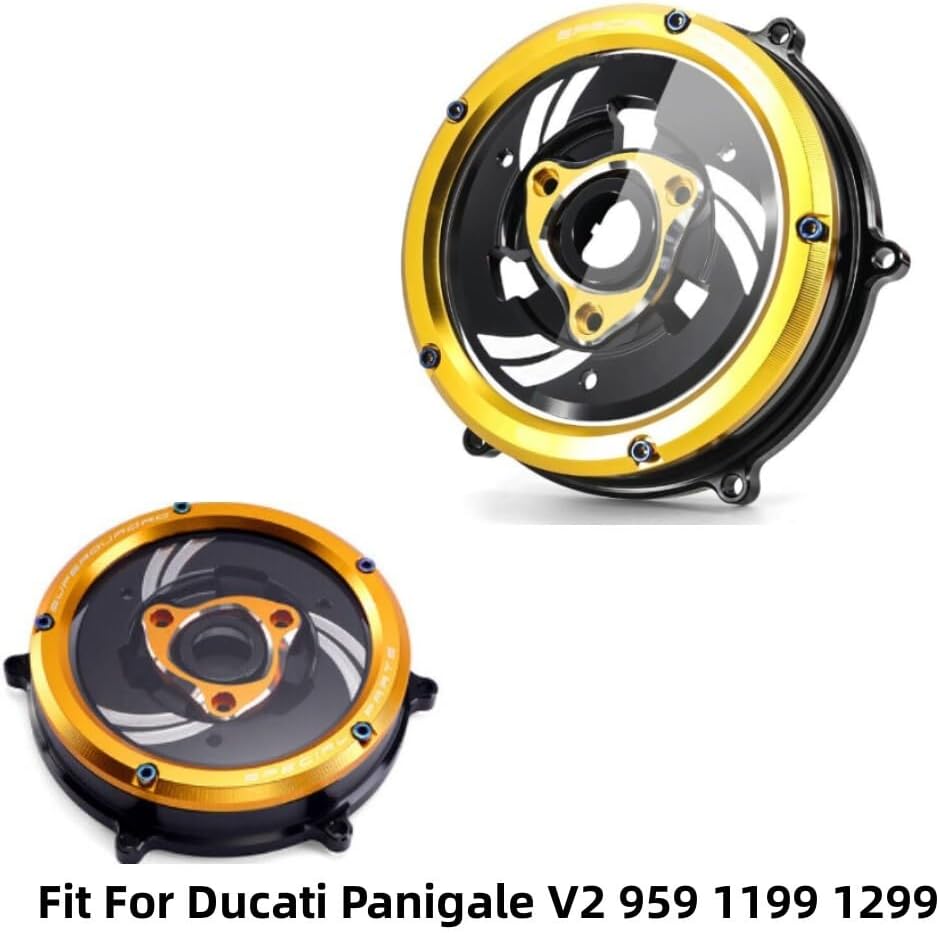 ya 23 10.7 baidi Racing-grade transparent clutch protector and spring retainer for Ducati 1199, 1299, and 959 Panigale V2-