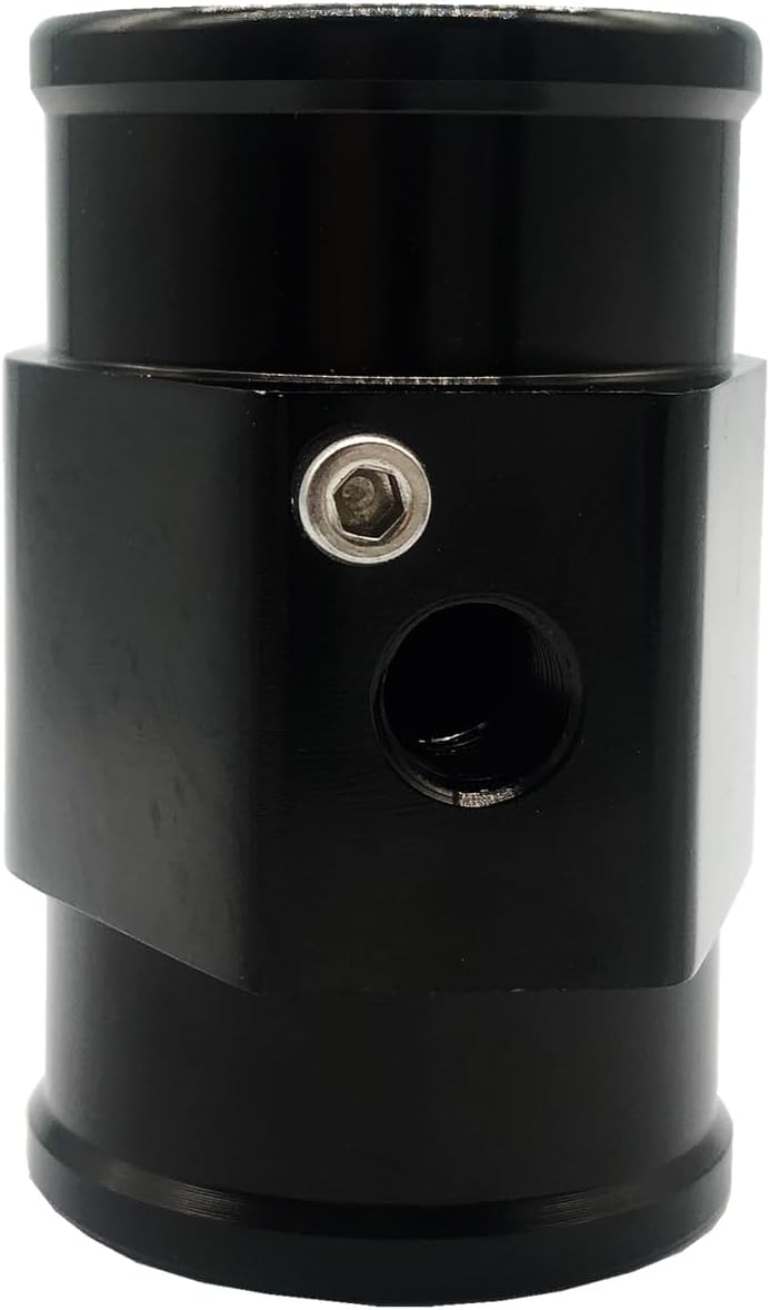 ya 10 9.16 baidi 40mm Radiator Sensor Adapter For Water Coolant Temp Gauge Adaptor W/Hose Clamps