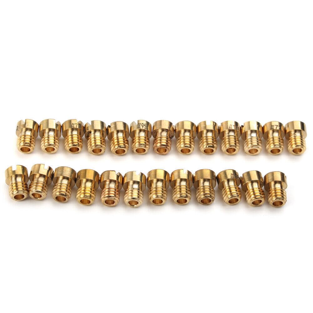 ya 4 8.10 for Dellorto PHBG SHA 5mm #55-#115 Replacement Gold 10x Carburetor Main Jet