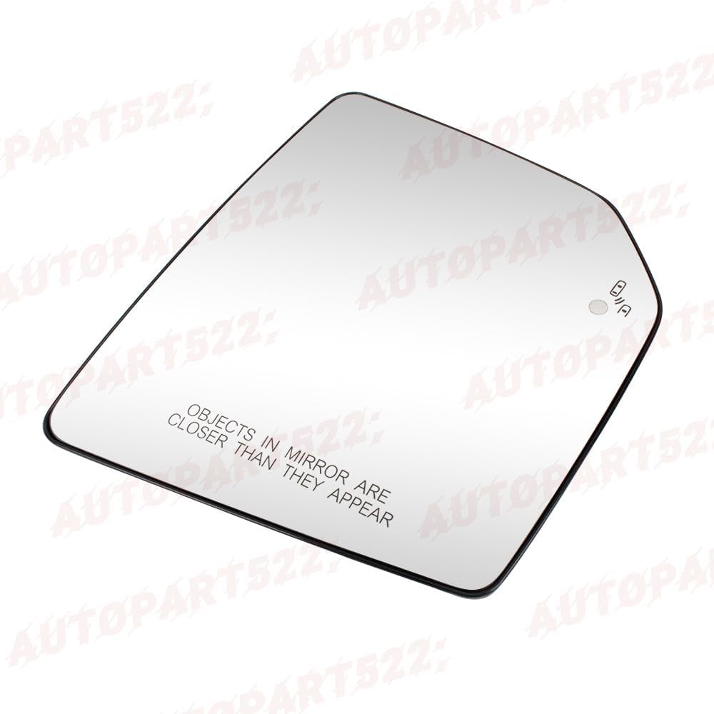 ya 2 8.15 Right Side Mirror Glass Heated W/Blind Spot for Ford F-150 F150 2015-2020