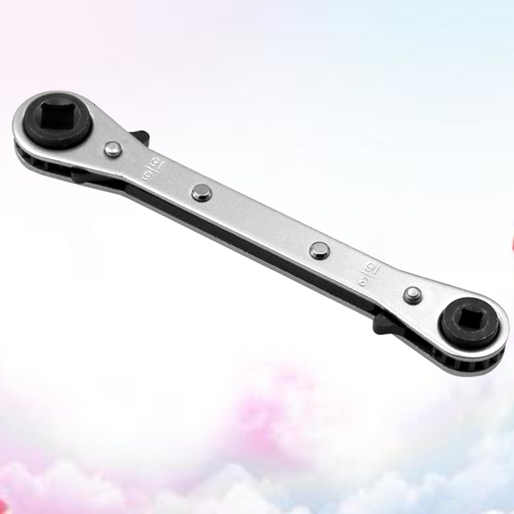 ya 14 9.20 baidi Double Head Refrigeration Tool Ratchet Wrench Spanners Tools Changing