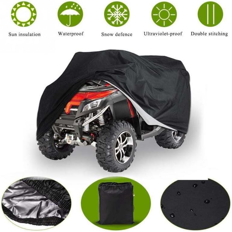ya 7 8.24 baidi 3XL Waterproof Universal ATV Cover UV Protection Dustproof All Weather Protection