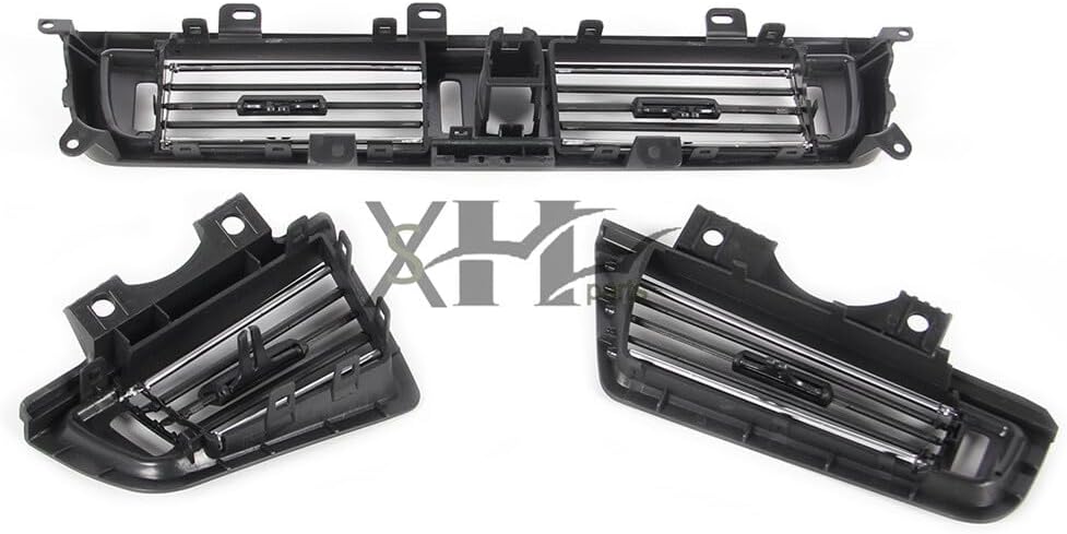 ya 10 9.16 baidi 3pcs Front Console Grill Dash AC Air Outlet Vent Fit for BMW 5 Series