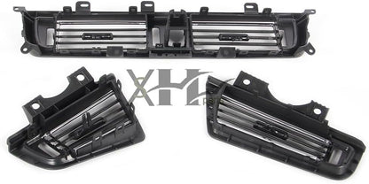 ya 10 9.16 baidi 3pcs Front Console Grill Dash AC Air Outlet Vent Fit for BMW 5 Series