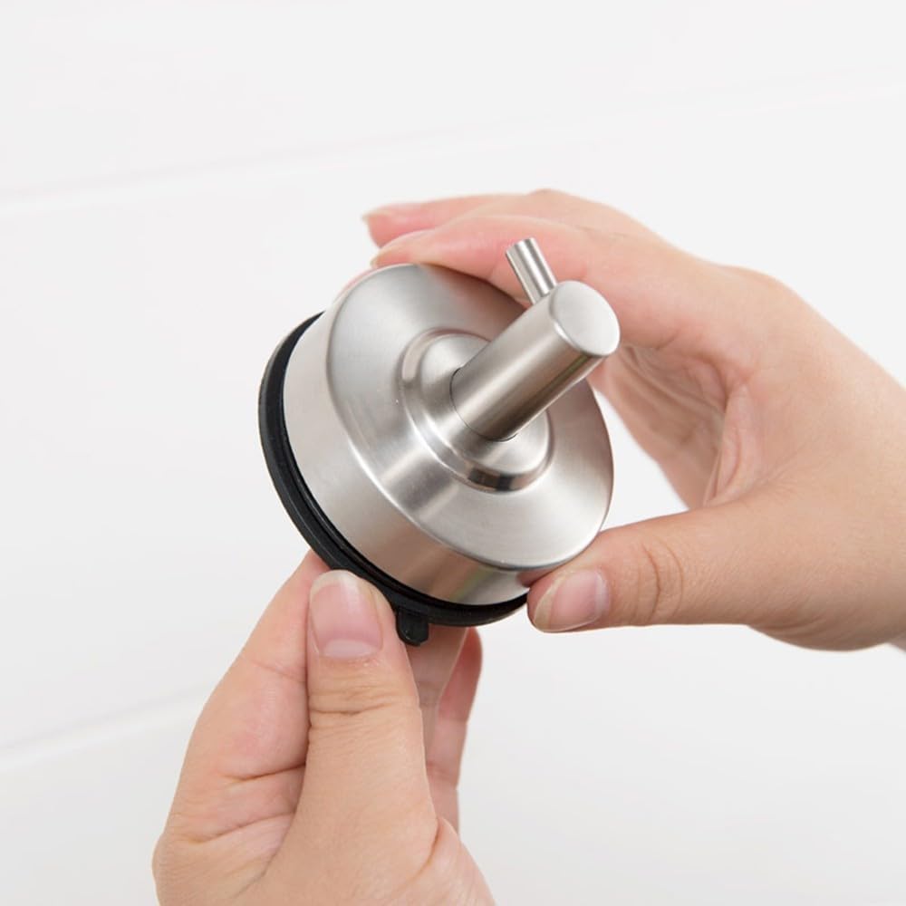 ya 26 10.21 baidi 304 Stainless Suction Cup Hook Kitchen Utility Holder Removable Hooks-2