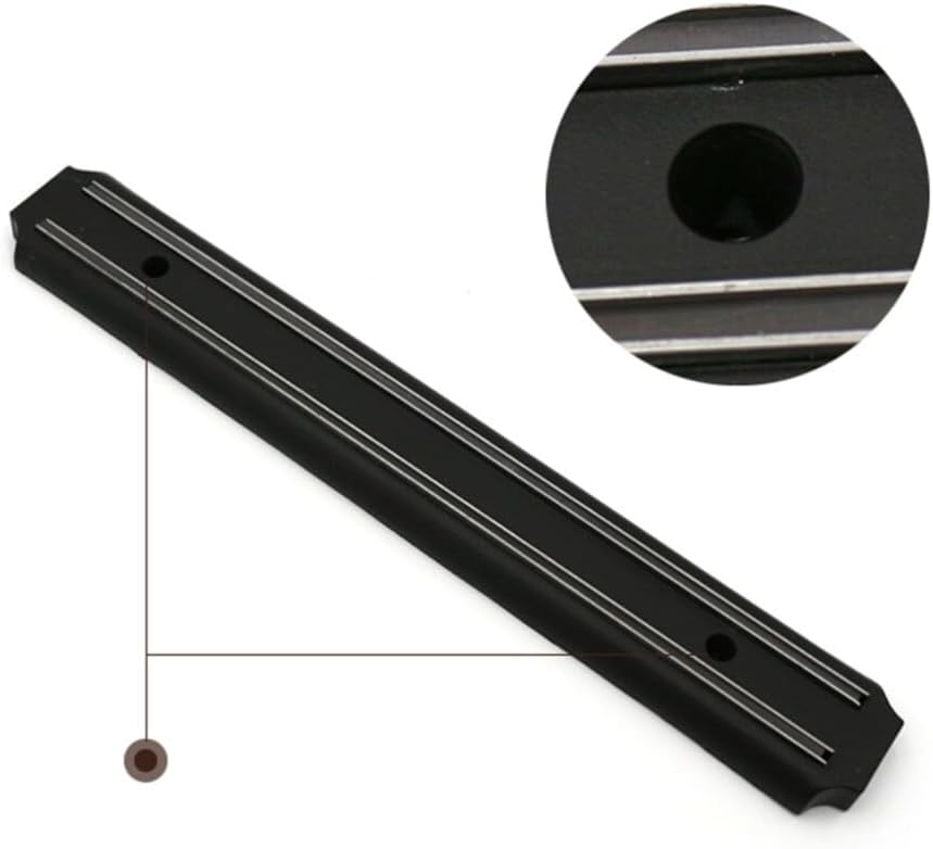 ya 26 10.21 baidi Powerful Magnetic Strip Kitchen Tools Holder (50CM Black) Holder