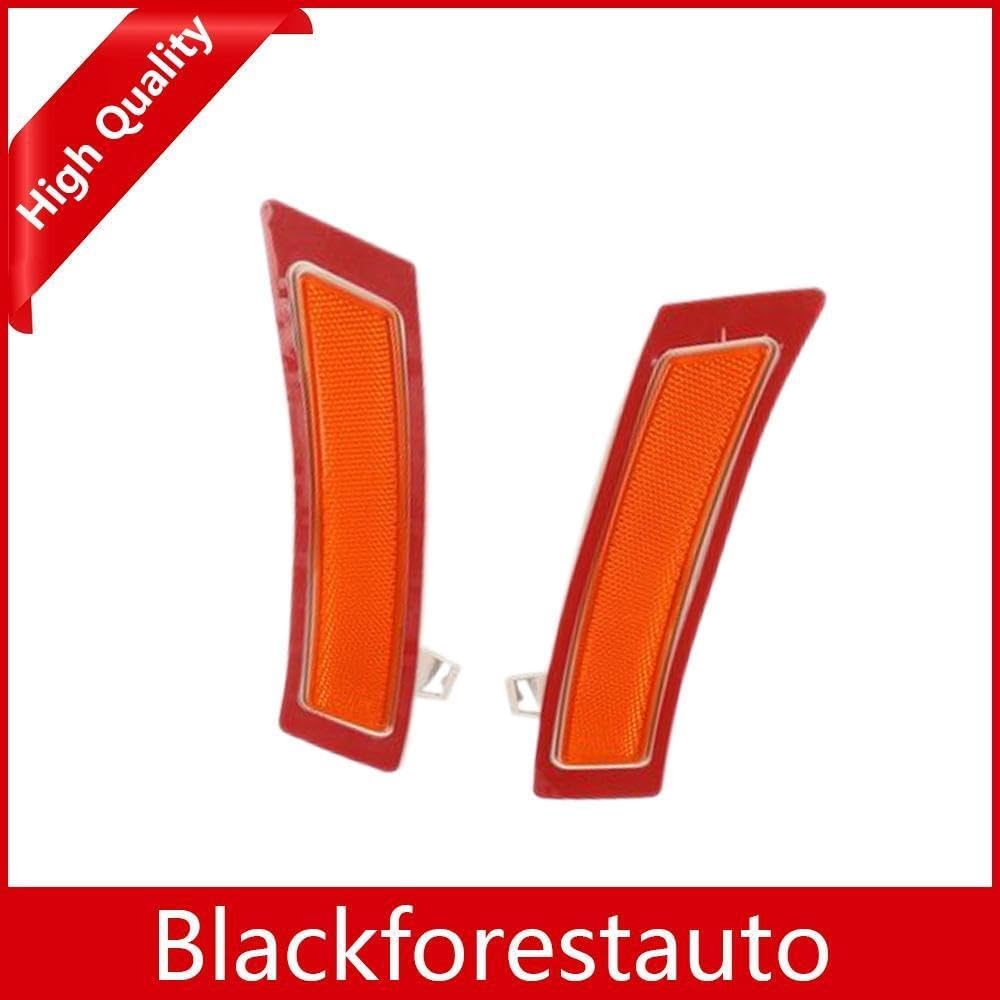 ya 6 8.14 1 Pair Front Bumper Marker Cover Reflector for BMW for X5 E70 35ix 35dx 50ix 2011-13