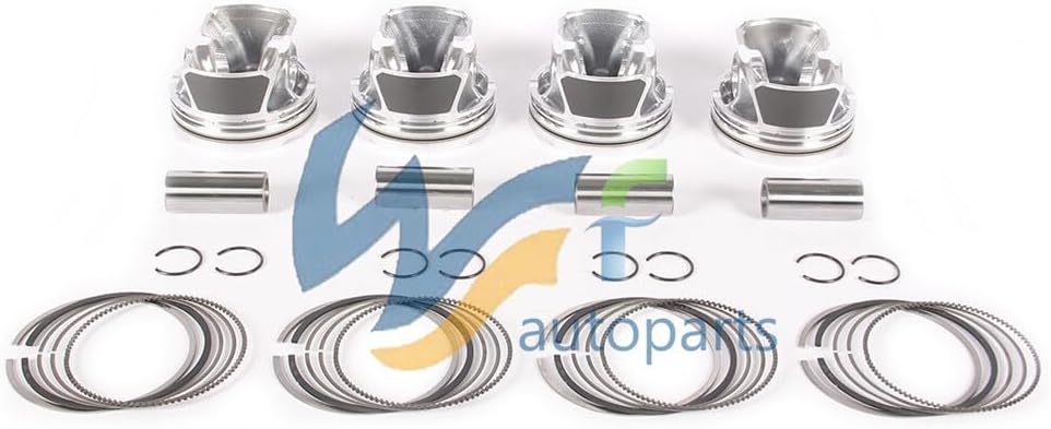 ya 4 8.24 baidi 2.0T ¦Õ 22mm Piston & Ring Kit Fit for BMW 125i 220i 420i X4 X6 11258606459
