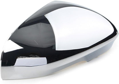 ya 11 9.14 baidifor Jaguar XF X XFR-S XJ XE XKR 1x Chrome Right Side View Mirror Cover Cap