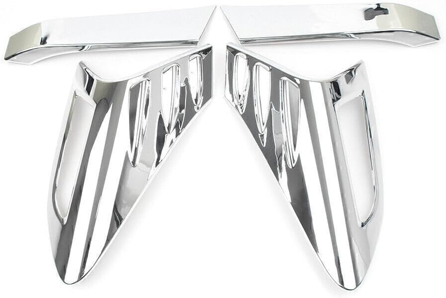 ya 4 8.14 for Toyota C-HR CHR 16-18 Chrome 4x Rear Back Lamp Tail light Panel Cover Trim