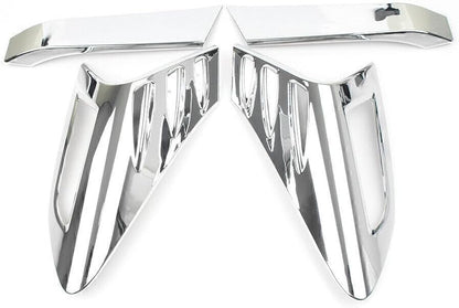 ya 4 8.14 for Toyota C-HR CHR 16-18 Chrome 4x Rear Back Lamp Tail light Panel Cover Trim