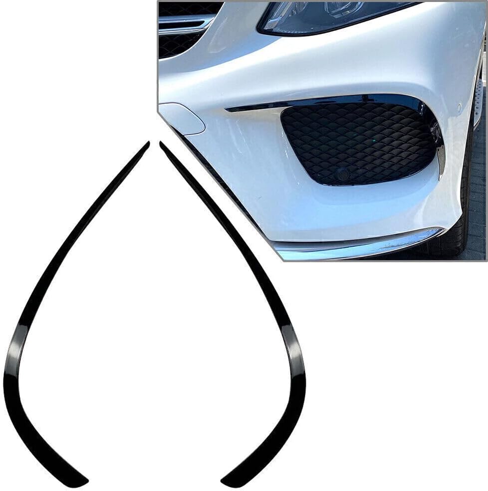 ya 4 8.14 Front Bumper Lip Splitter Spoiler Fit for Mercedes-Benz GLE-Class W166 C292 2015-18