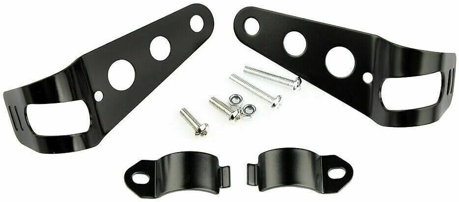 ya 13 9.15 zhengce Universal Black Motorcycle Headlight Holder 30mm-45mm Bracket Lamp Holder