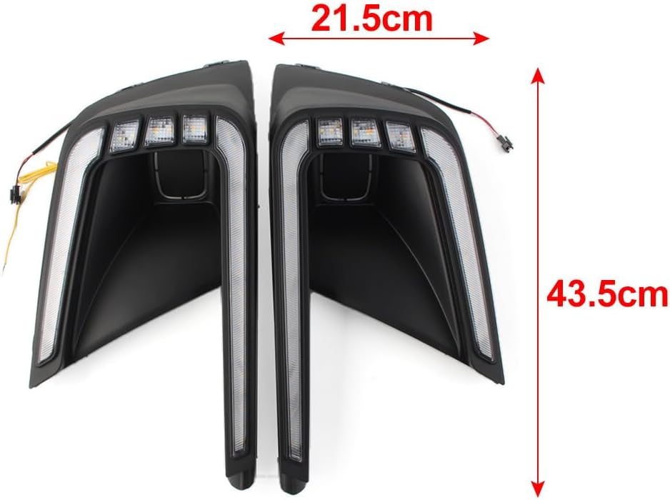 ya 9 10.24 DRL LED Daytime Running Light Bumper Fog Lamp Fits for Honda for Civic 11th Generation