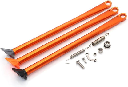 ya 2 8.15 Set CNC Side Stand Kickstand For 150 200 250 300 XC 450 500 530 EXC 400 XCW