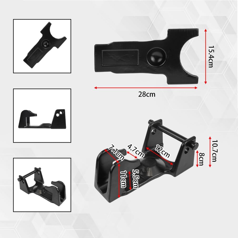 ya 4 8.8.2 TL-50 Gooseneck Hitch Lock W/Combination Lock RVs Livestock Hauler Trailer Black