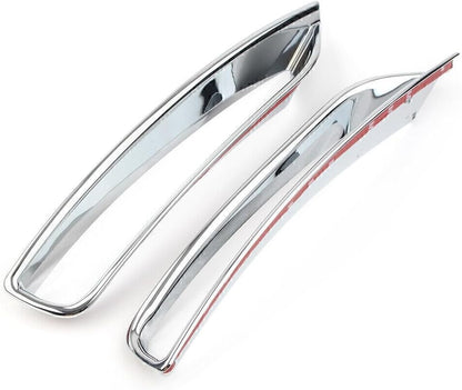 ya 4 8.14 2pcs Car ABS Chrome Rear Fog Light Cover Trim for Subaru forester 2013 2014-2018